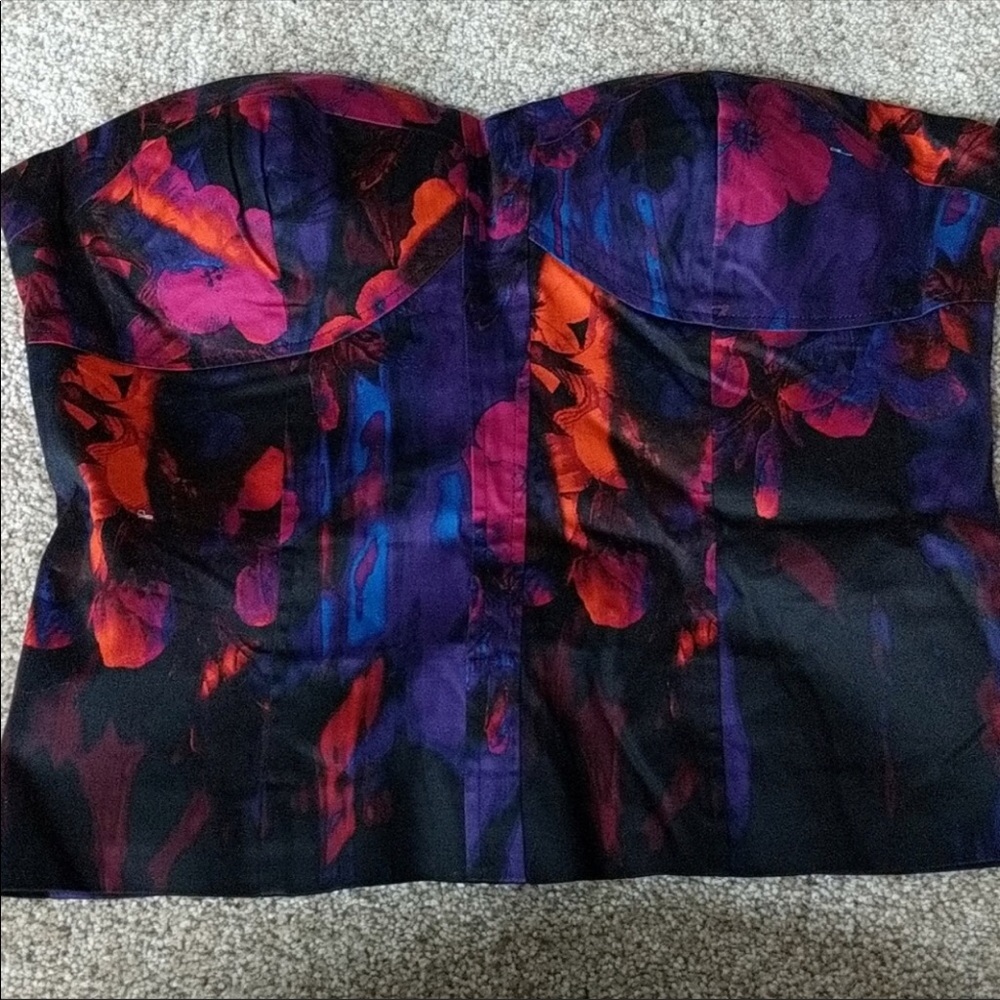 Bebe bustier top - beautiful colors